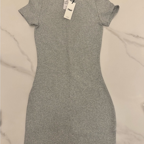 TNA Dresses & Skirts - TNA Heather Gray Mini Dress